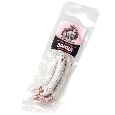 Колбаски сыровяленые Mini Fuet Охота из зайца Деликатеска 80г-1}