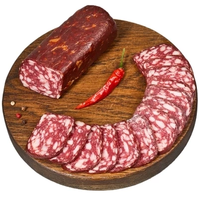 Колбаса сырокопченая Элитная Деликатеска ~250г  -0}