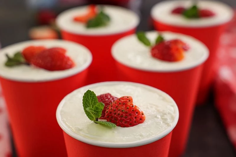 Торт "Черный лес" в стакане