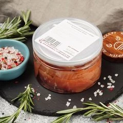 Кета Чумиканская слабосоленая филе-ломтики в масле от Шефа 160/40 г