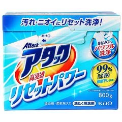 Стиральный порошок Attack High Penetration Reset Япония 800г