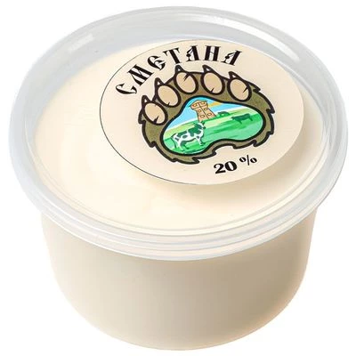 Сметана фермерская 20% жир. Деликатеска 250г-0}