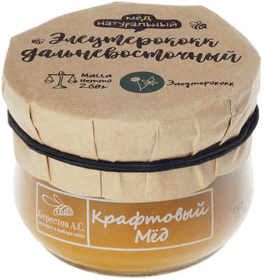 Мед крафтовый Элеутерококк дальневостоный 260г - купить в Москве по ...