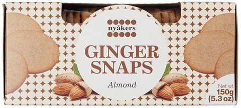 Печенье имбирное Ginger Snaps Almond со вкусом миндаля 150г - купить в  Москве по выгодной цене в интернет-магазине Деликатеска.ру