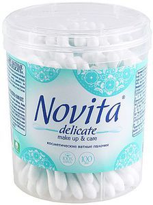 Ватные палочки NOVITA Delicate
