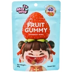 Жевательный мармелад Mey Wey 4D со вкусом клубники Китай 80г