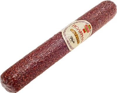 Колбаса Полярная из оленины сырокопченая полусухая 400г-1}