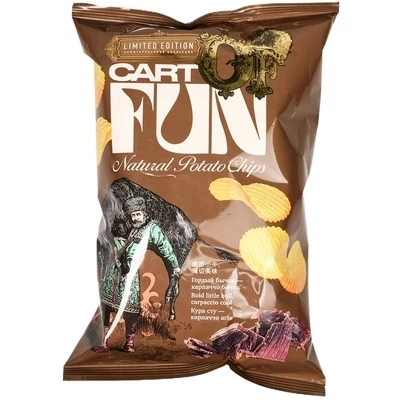 Чипсы картофельные со вкусом Карпаччо Cart of fun 67г-0}