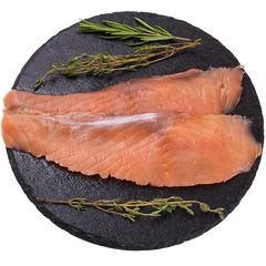 Семга слабосоленая нарезка Деликатеска 100г