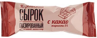 Сырок творожный с какао 5% жир., 40г  РАСПРОДАЖА-0}
