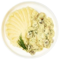 Курица с грибами в сливочном соусе с картофельным пюре Деликатеска 200г
