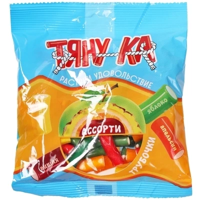 Мармелад жевательный Ассорти с начинкой Тяну Ка 140г-0}