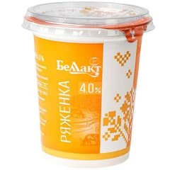 Ряженка 4% жир. Беллакт Белоруссия 380г
