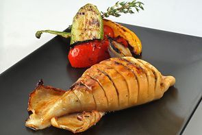 Кальмар-гриль фаршированный