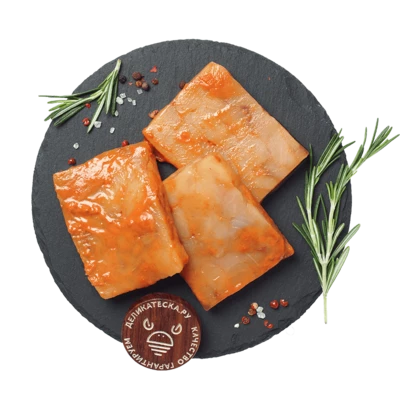 Филе минтая в томатно-медовом маринаде Деликатеска 350г -0}