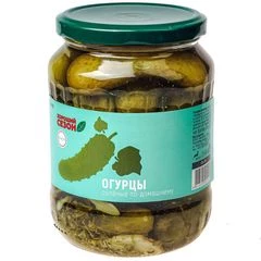 Огурцы соленые по-домашнему Хороший сезон Беларусь 720мл