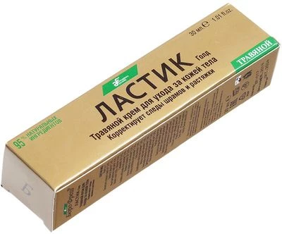 Крем травяной для ухода за кожей Ластик 30мл-0}