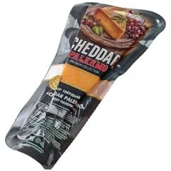 Сыр твердый Чеддер 40% жир. Palermo 230г
