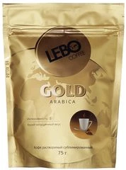 Кофе Lebo Gold арабика растворимый 75г