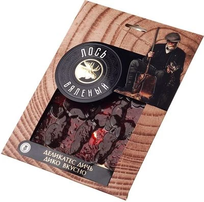 Колбаса из лося вяленая 100г-1}