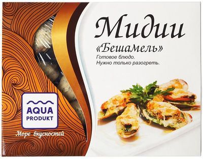 Мидии в заливке Бешамель на створке раковины 180г - купить в Москве по ...