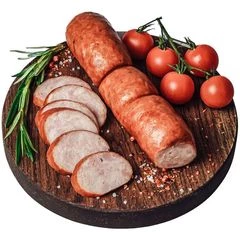 Колбаса печеная на дровах варено-копченая ~350г
