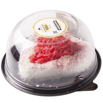 Сыр мягкий Руэль с кокосовой стружкой и клубникой 50% жир. 150г РАСПРОДАЖА-1}