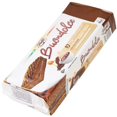 Пирожные-мини с шоколадно-медовой начинкой Freddi Buondolce Италия 250г-1}