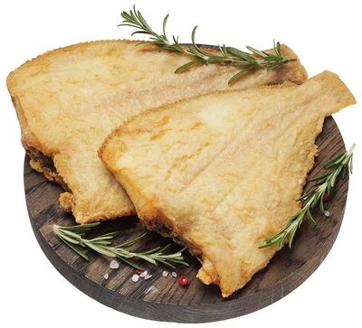 Камбала белобрюхая жареная потрошеная без головы Деликатеска ~ 400г-0}