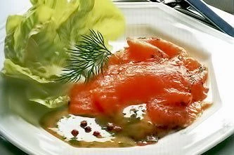 Лосось (Семга) в горчичном соусе