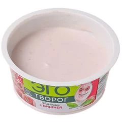 Творог мягкий Эго с вишней 6% жир. 120г