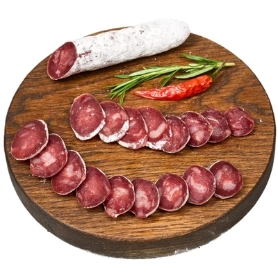 Колбаса сыровяленая Фуэт Canard классический Деликатеска 120г-0}