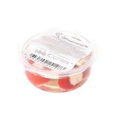 Перчики черри красные фаршированные сливочным сыром 200г