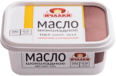 Масло шоколадное Ичалки 62% жир., 250г-0}