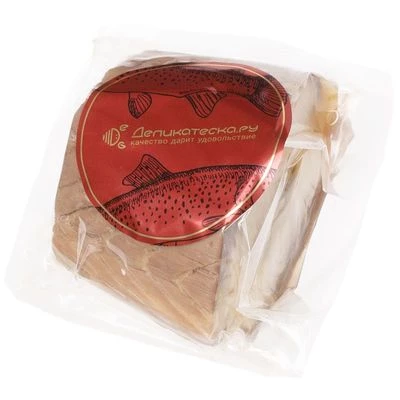 Осетр горячего копчения кусок без кожи ~400г-1}