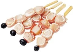 Шашлык из гребешка в беконе 300г