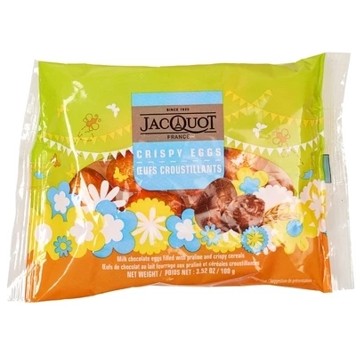 Шоколадные яйца Jaquot из молочного шоколада Франция 100г-0}