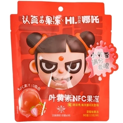 Желе из сока Nfc Dha лютеин со вкусом клубники Китай 115г-0}