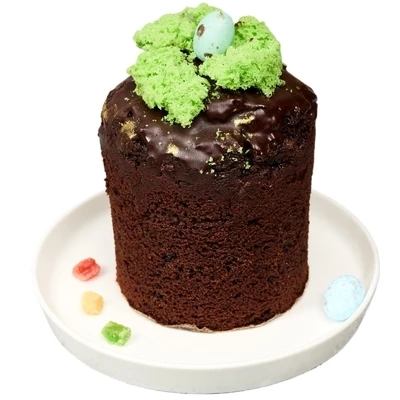 Кулич Пасхальный Шоколадный брауни Деликатеска 450г -0}