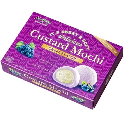 Пирожное моти Bamboo House с заварным кремом Grape Виноград Тайвань 180г-1}