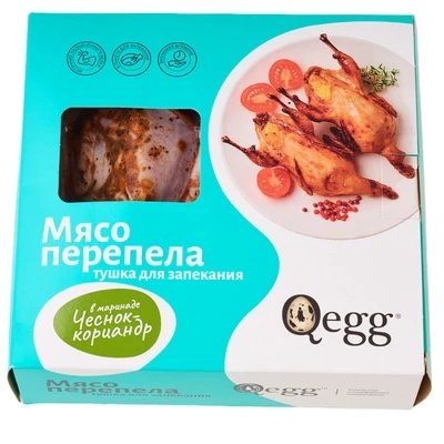 Перепелка тушка для запекания в маринаде Чеснок-кориандр 500г РАСПРОДАЖА-0}