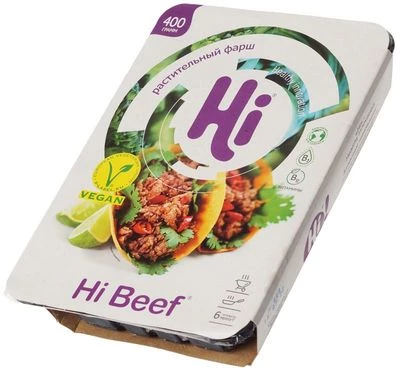 Фарш растительный HiBeef 400г -1}