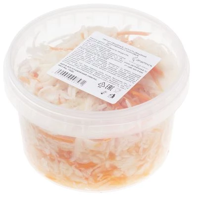 Капуста квашеная с морковью Деликатеска 500г -1}