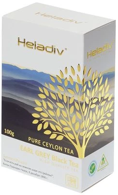 Чай черный листовой Earl Grey с бергамотом Heladiv 100г-1}