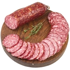 Колбаса сырокопченая Брауншвейгская Гранд Мясъе ~400г