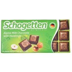 Шоколад молочный с обжаренным фундуком Alpine Milk with Hazelnuts Германия 100г