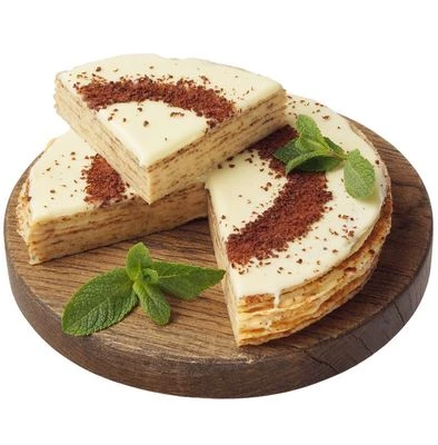 Торт Блинный с заварным кремом 500г-0}