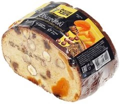 Хлеб Юбилейный пшенично-ржаной с фундуком изюмом медом и курагой 205г