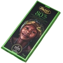 Шоколад горький 80% какао Zaini Италия 75г