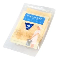 Сыр Лайме Сметанковый слайсы 50% жир. 125г